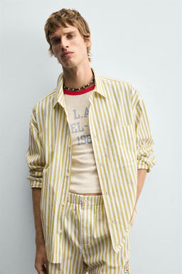 STRIPED SHIRT WITH POCKET - Zara фото 13