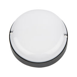 ULW-Q293 12W/4000К IP65 BLACK Светильник светодиодный влагозащищенный. Круг. Белый свет (4000K). Диаметр 135 мм. Корпус черный. ТМ Volpe