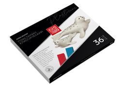 Аква-колор Изостудия Пластилин классический IZO-MC36 720 г ( в картонной упаковке ) 36 цв