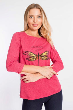 Футболка М319114Прф Фуксия 2 - Елена фото 5