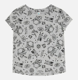 20220510048, Фуфайка (футболка) для девочек Kamilla серый Acoola фото 4