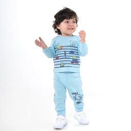 CRB wear/CSNB 70017-43 Брюки для мальчика, голубой/Ex.Cherubino  фото 2
