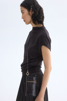 Top drapeado en punto fino - H&m фото 5