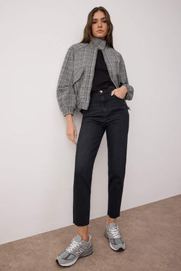 Trendyolmilla Siyah Yuksek Bel Jeans TWOSS25JE00279 фото 2