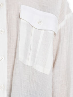 Школьная блузка для девочки О77058 - Карамелли фото 4