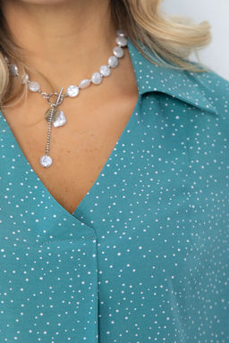 Блуза Вики (изумруд) Б12694-13 - Lt collection фото 3