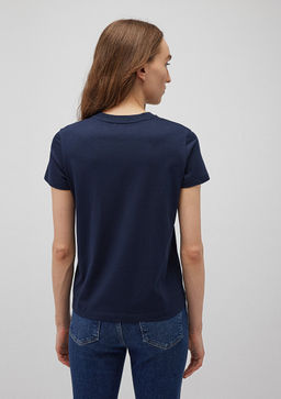 Bask?l? Lacivert Tisort - Mavi фото 4