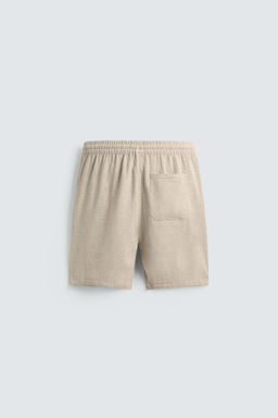 BERMUDA RELAXED FIT VISCOSA - LINO / Beige claro - Zara фото 8