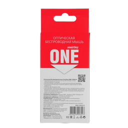 Мышь Smartbuy ONE 358AG-K, беспроводная, оптическая, 1200 dpi, USB, 2xAAA, черная