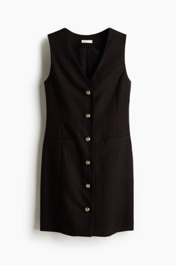 Vestido con botonadura frontal