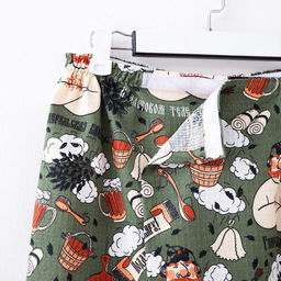 Полотенце банное Этель Генеральская банька килт 75х144см, вафля 200г/м2, 100% хлопок  фото 3