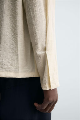 CREASED-EFFECT FLOWING SHIRT - Zara фото 6