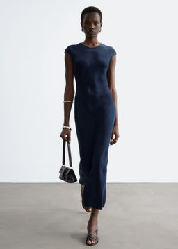 Maxivestido ajustado de sat?n - H&m фото 3
