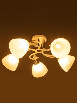 Люстра XA1601/5, 5×60 Вт, E27, белая