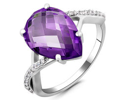 Кольцо, синт.александрит, Маркиза