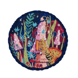 Набор для вышивания PANNA Живая картина JK-2371 Брошь. Грибхаус 5.5 х 5.5 см