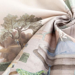 Скатерть Этель Райский сад d=150 +/-3 см  фото 9