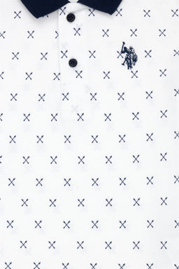 Белая футболка с воротником-поло для мальчика Неожиданная скидка в корзине - U.s. polo assn фото 4