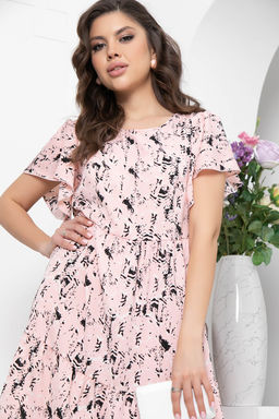 Платье Ветер перемен (нежно-розовое) П6019 - Lt collection фото 9