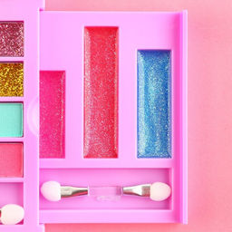 Набор детской косметики «Будь стильной», тени 8 цветов, блеск 11 цветов