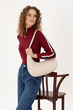 Женская кремовая сумочка Неожиданная скидка в корзине