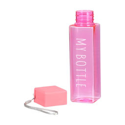 Бутылка для воды My bottle, 450 мл, 20×5.5 см, розовая