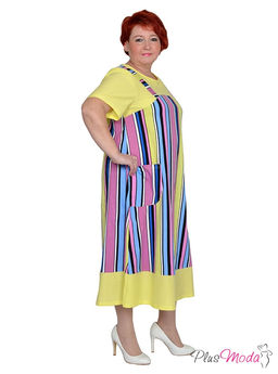 Платье Модель №1511 размеры 44-84 - Plusmoda фото 4