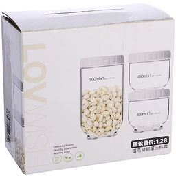 31204 Набор из 3 банок для сыпучих Lovwish MB(х24) - Mayer&boch фото 3