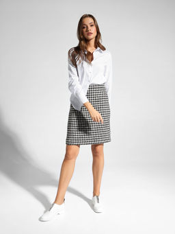 CONTE Стильная юбка A-силуэта COCO black-ivory - Conte elegant фото 2