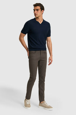 Erkek Slim Fit A__k Kahverengi Jean Pantolon - U.s. polo assn фото 3