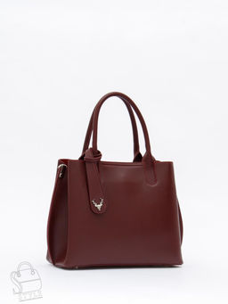 Сумка женская кожаная 1011M wine red Polina&Eiterou