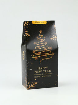 Чай черный новогодний подарочный Золотая ёлка, 50 г - Фабрика счастья фото 3