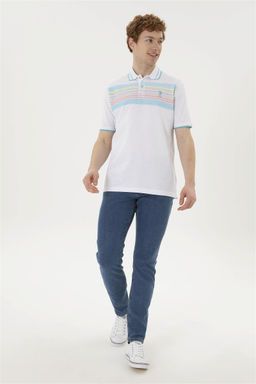 Мужская белая футболка - U.s. polo assn фото 4