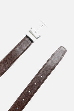 REVERSIBLE LEATHER BELT - Zara фото 6