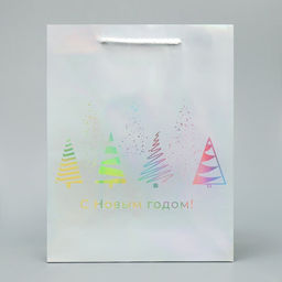 Пакет голографический Сказочный лес, 18 х 23 х 10 см - Дарите счастье фото 10