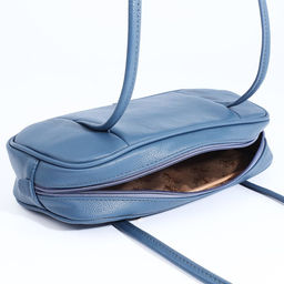 Сумка женская TEXTURA, саквояж, средний размер, цвет синий  фото 6