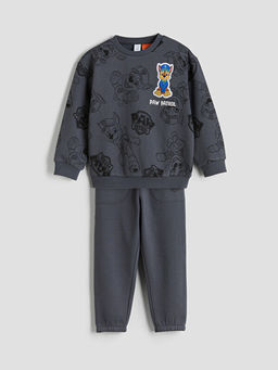 Paw Patrol Bask?l? Erkek Bebek Tak?m 2li