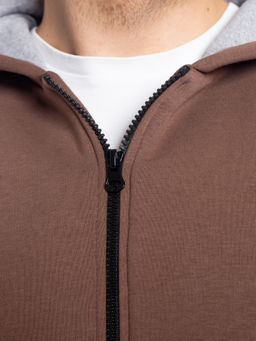 Толстовка мужская футер 3-х нитка начес пенье БАРС ШОКОЛАД - Domtrik фото 4