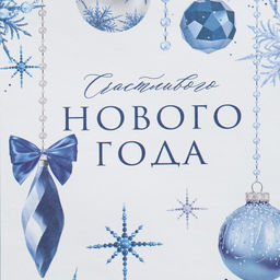 Цена за 10 шт. Пакет подарочный без ручек «Счастливого Нового года», 10×19.5×7 см