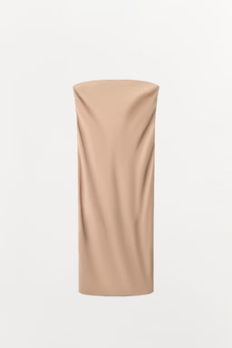 VESTIDO FORRO BANDEAU / rosa claro - Zara фото 5