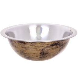 Миска из нержавеющей стали 0,9л 20см цвет Антик