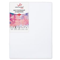 Холст грунтованный на подрамнике VISTA-ARTISTA PLFG-1824 100% лён 18 х 24 см 340 г/кв.м 2 шт Переславский мелкозернистый