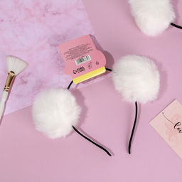 Ободок для волос с ушками «Сверкай ярче всех» 19 х 14,5 см