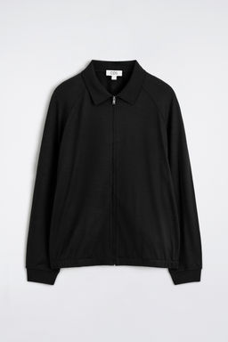 CAZADORA BOMBER DE LANA
