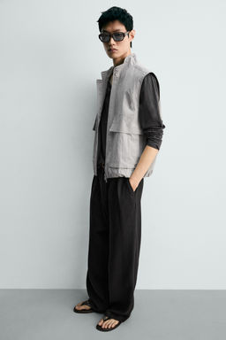 CHALECO T?CNICO RELAXED FIT / Gris / Azul - Zara фото 6