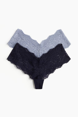 Pack de 2 bragas Hipster de encaje - H&m фото 5