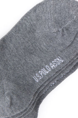 Носки серого меланжа для мальчика Неожиданная скидка в корзине - U.s. polo assn фото 3