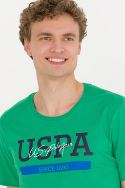 Erkek Ye_il Bisiklet Yaka Ti__rt