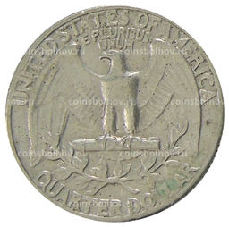 Монета 25 центов (1/4 доллара) 1966 года США