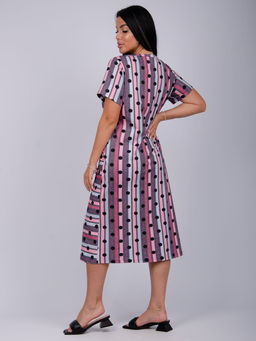 Платье "Линда" бордо, трикотаж